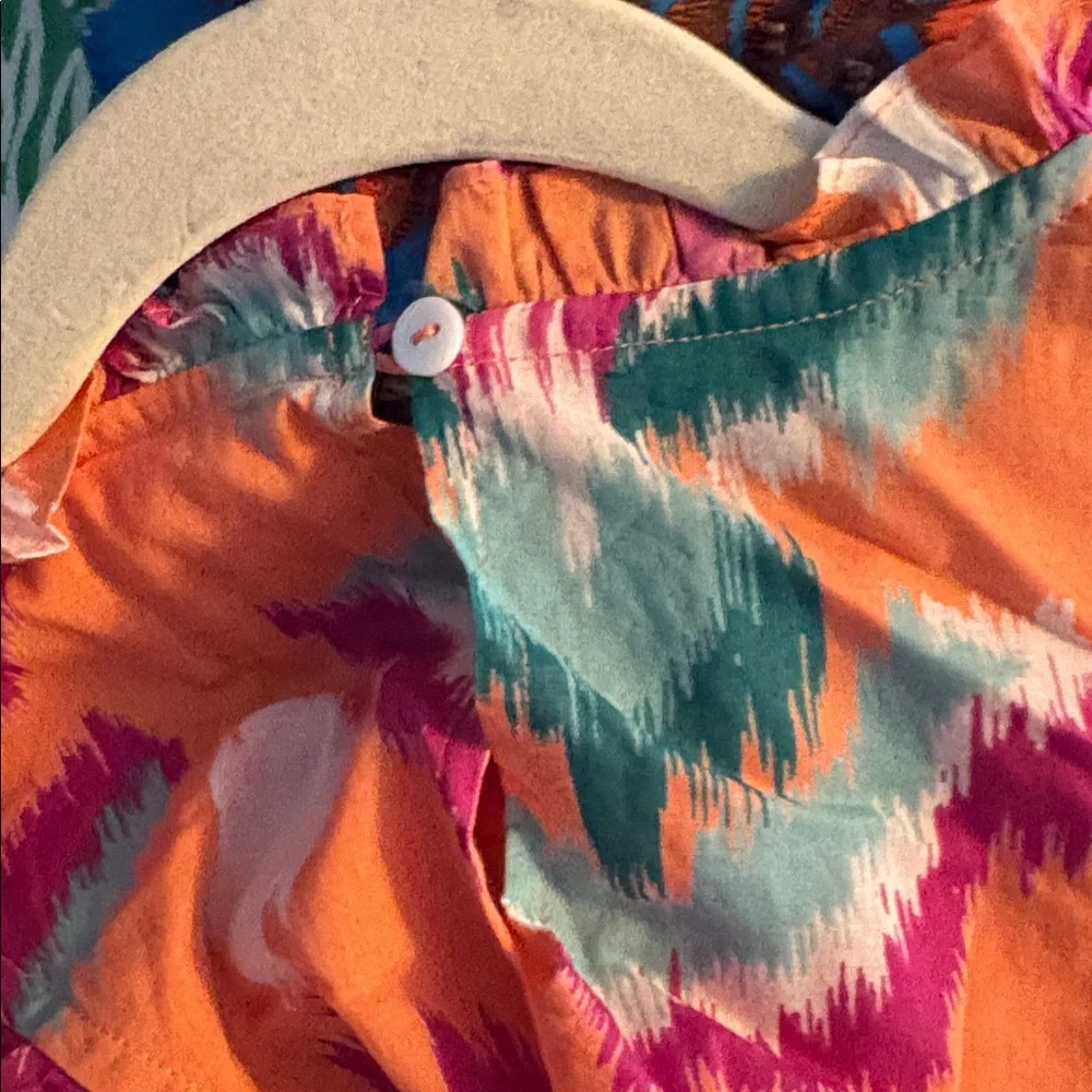 NEW BANJANAN hannah dress in ikat floral spice - Picture 8 of 10